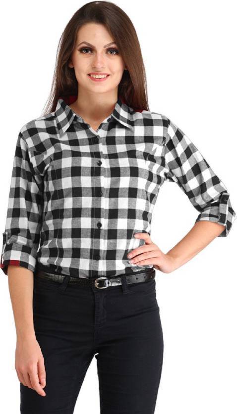 Trendyfrog Women Checkere....